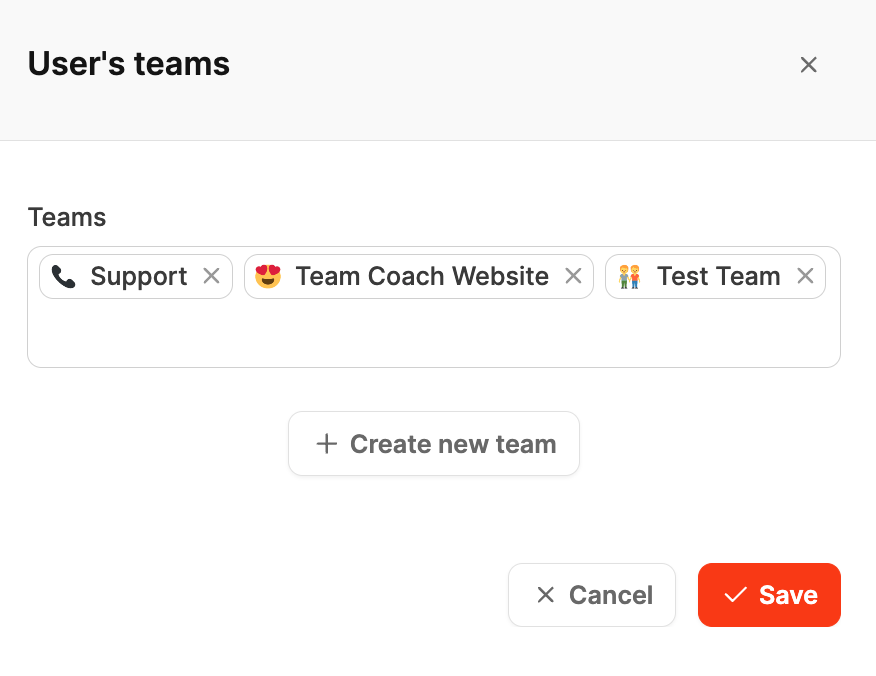 Employee Basic Information – Team fields