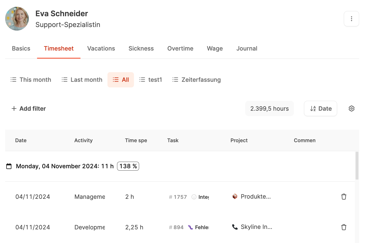 Employee Time Tracking – Overview