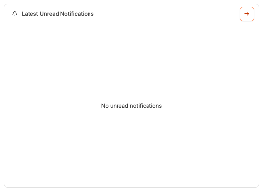 Dashboards – Notifications Widget