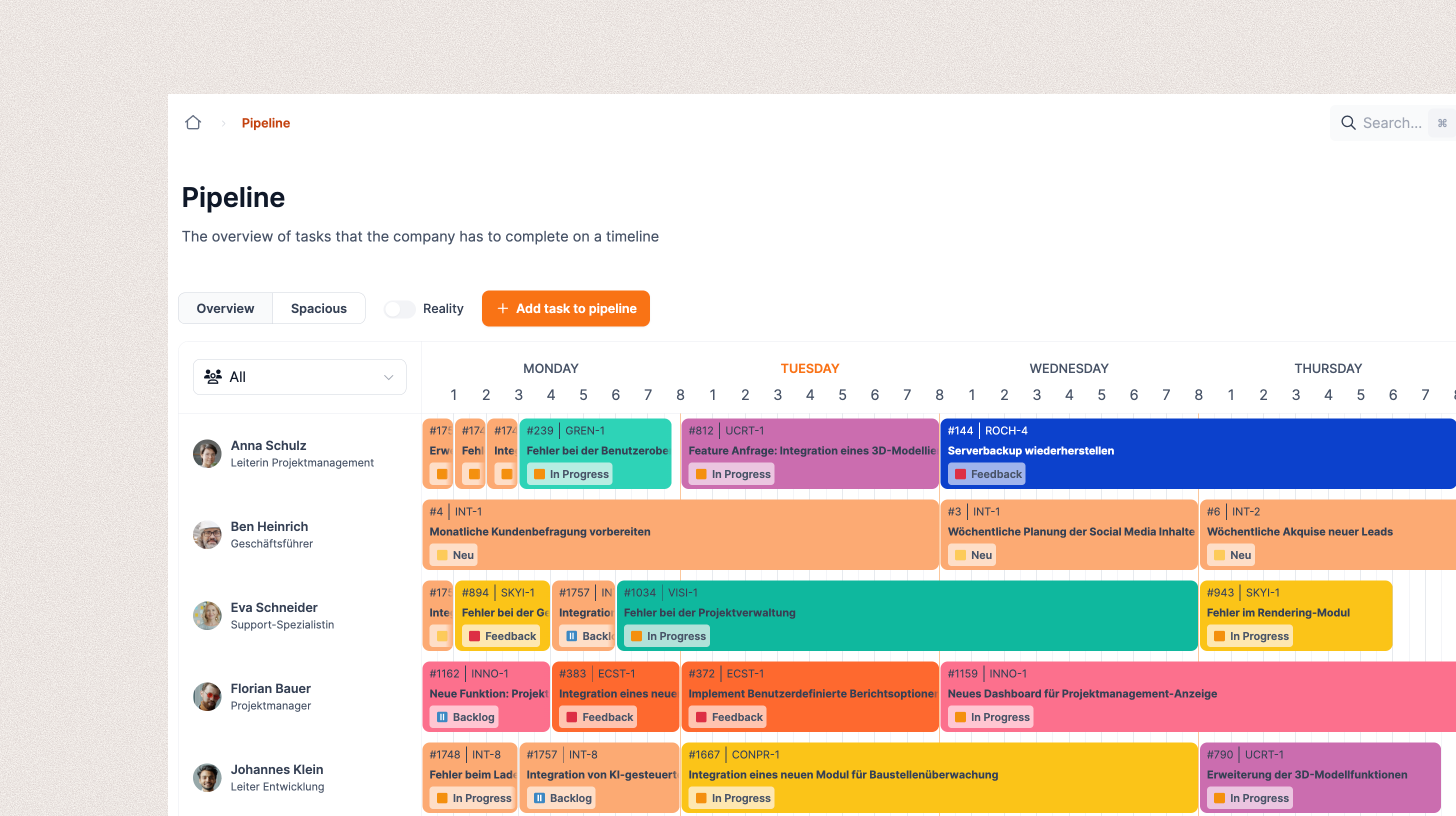 Planning across projects