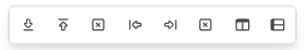 Table toolbar