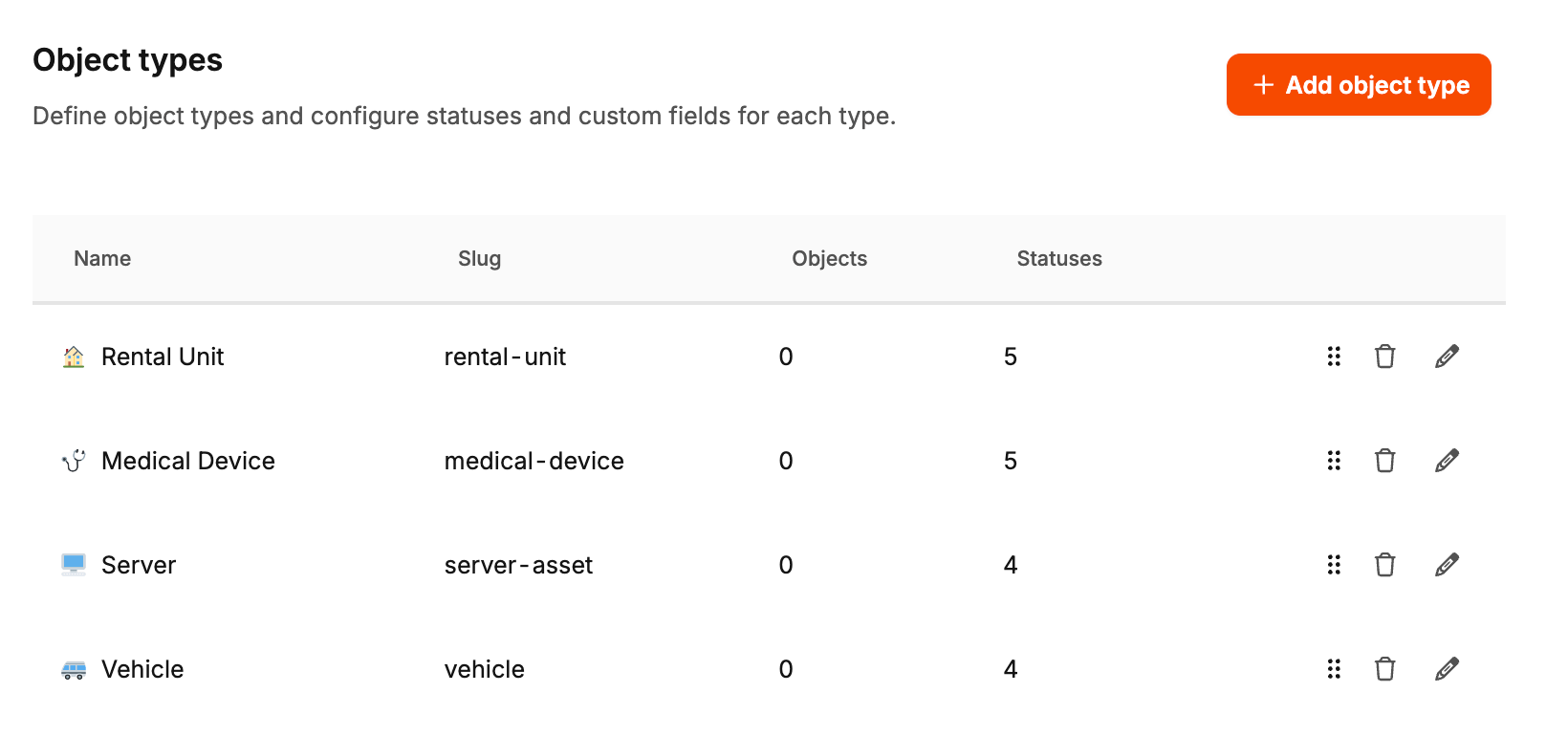 Leadtime interface