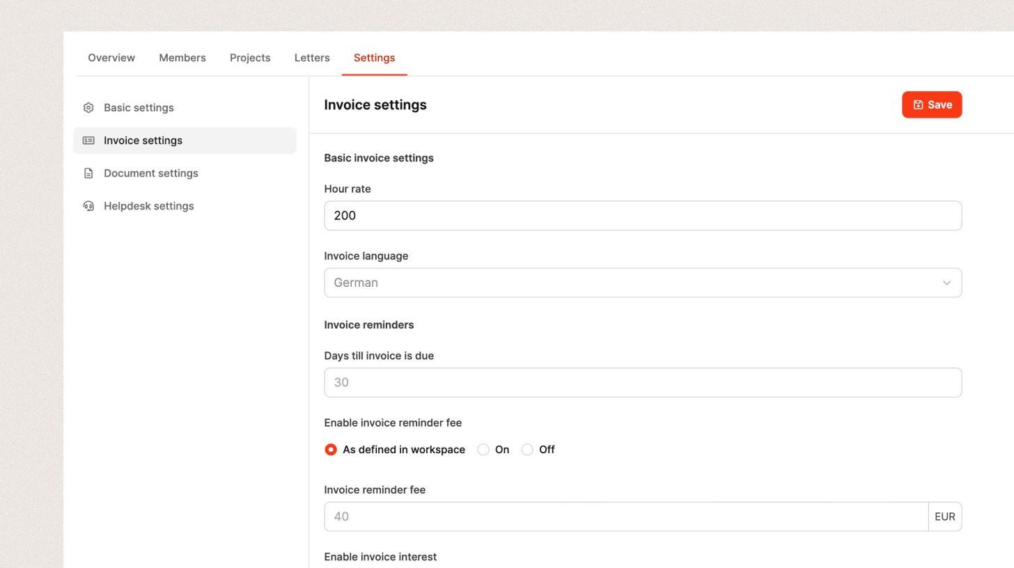 Leadtime interface