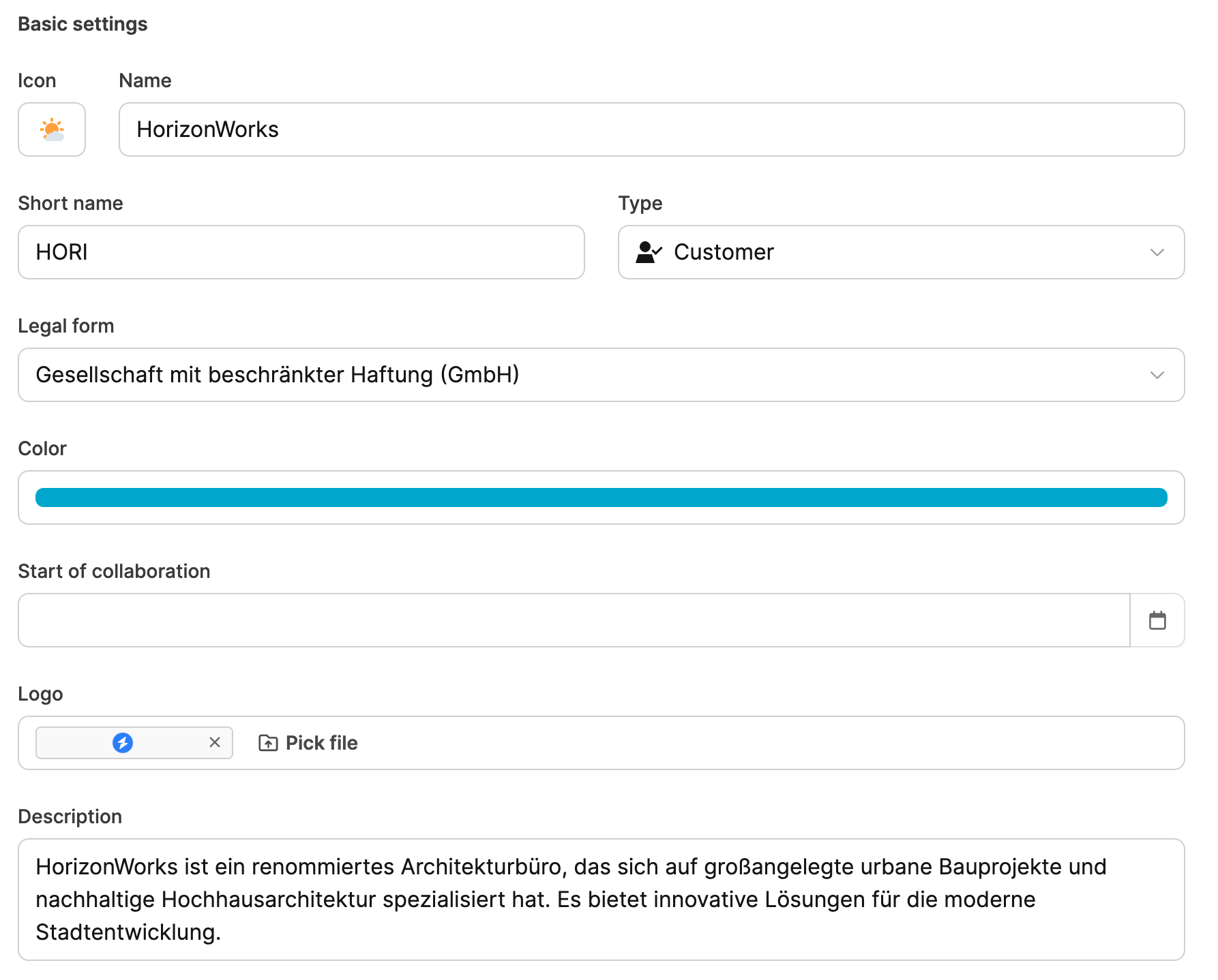 Leadtime interface