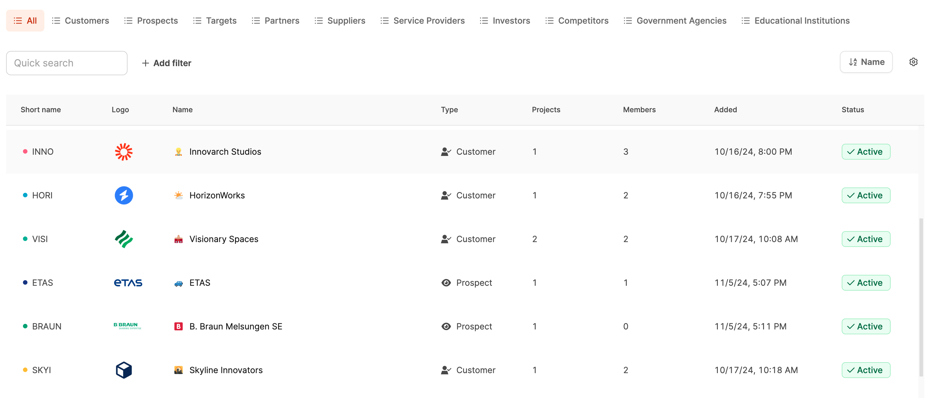 Leadtime interface