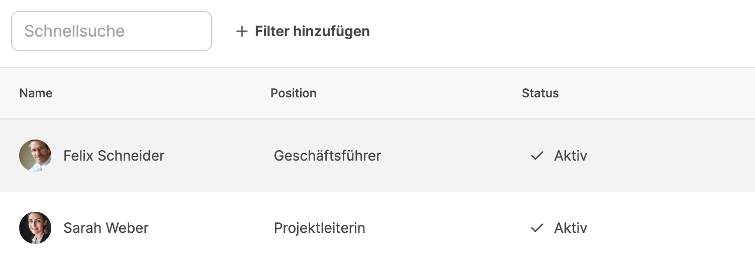 Leadtime interface