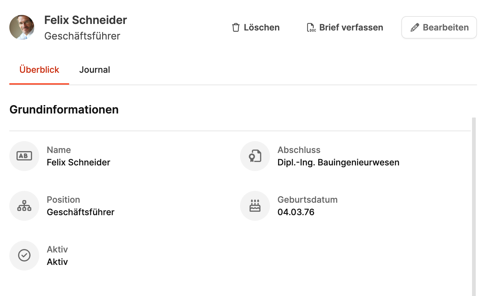 Leadtime interface