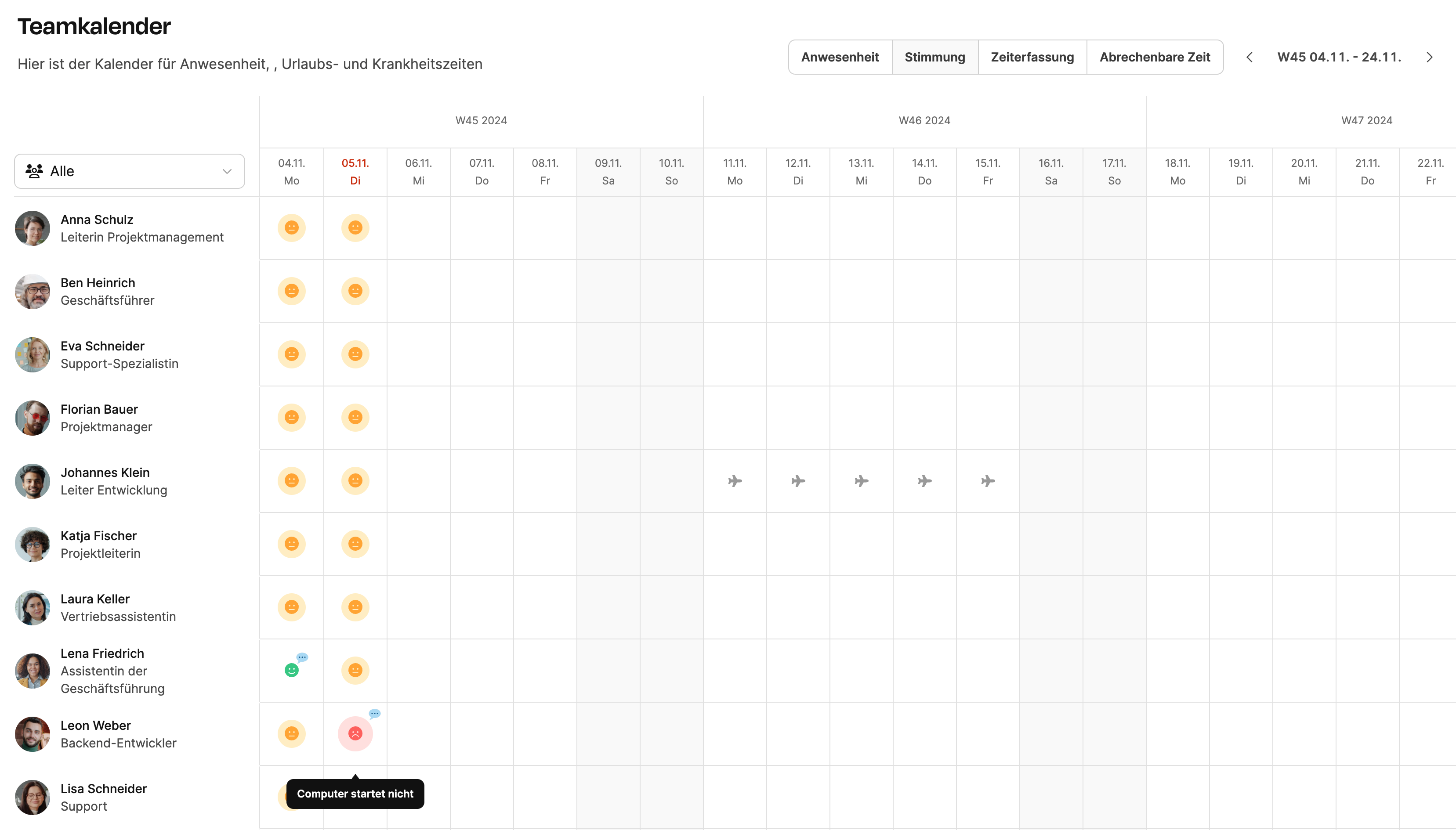 Team Calendar – How it works